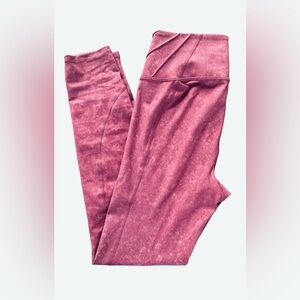 all in motion Girls Marbled Pink Athletic Leggings Full Length Size L 10/12